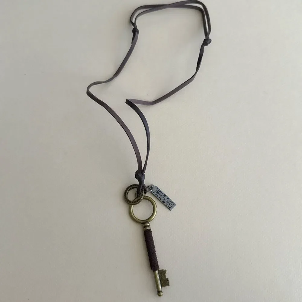 Vintage Key Necklace #2314
